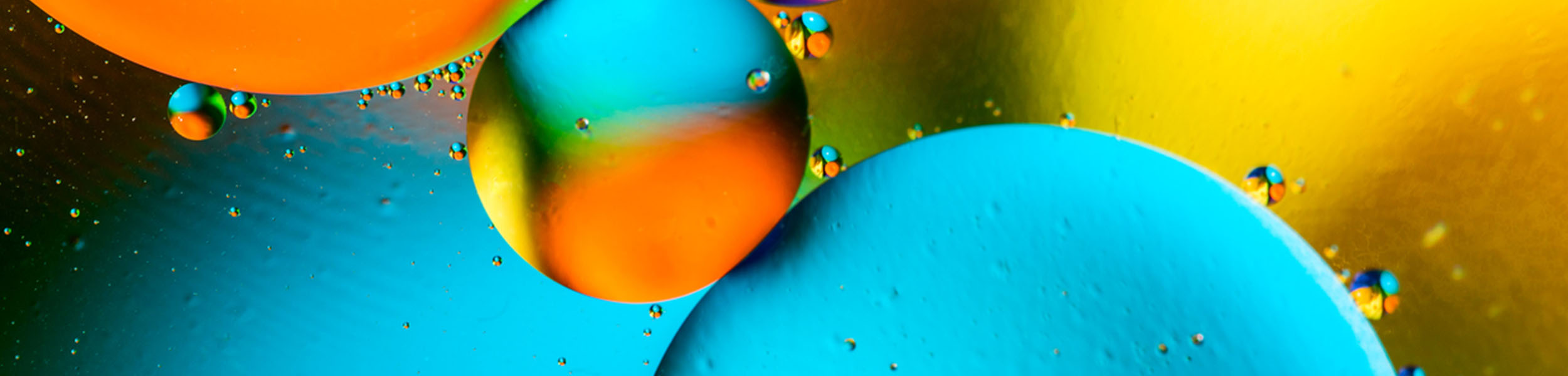 colorful spheres